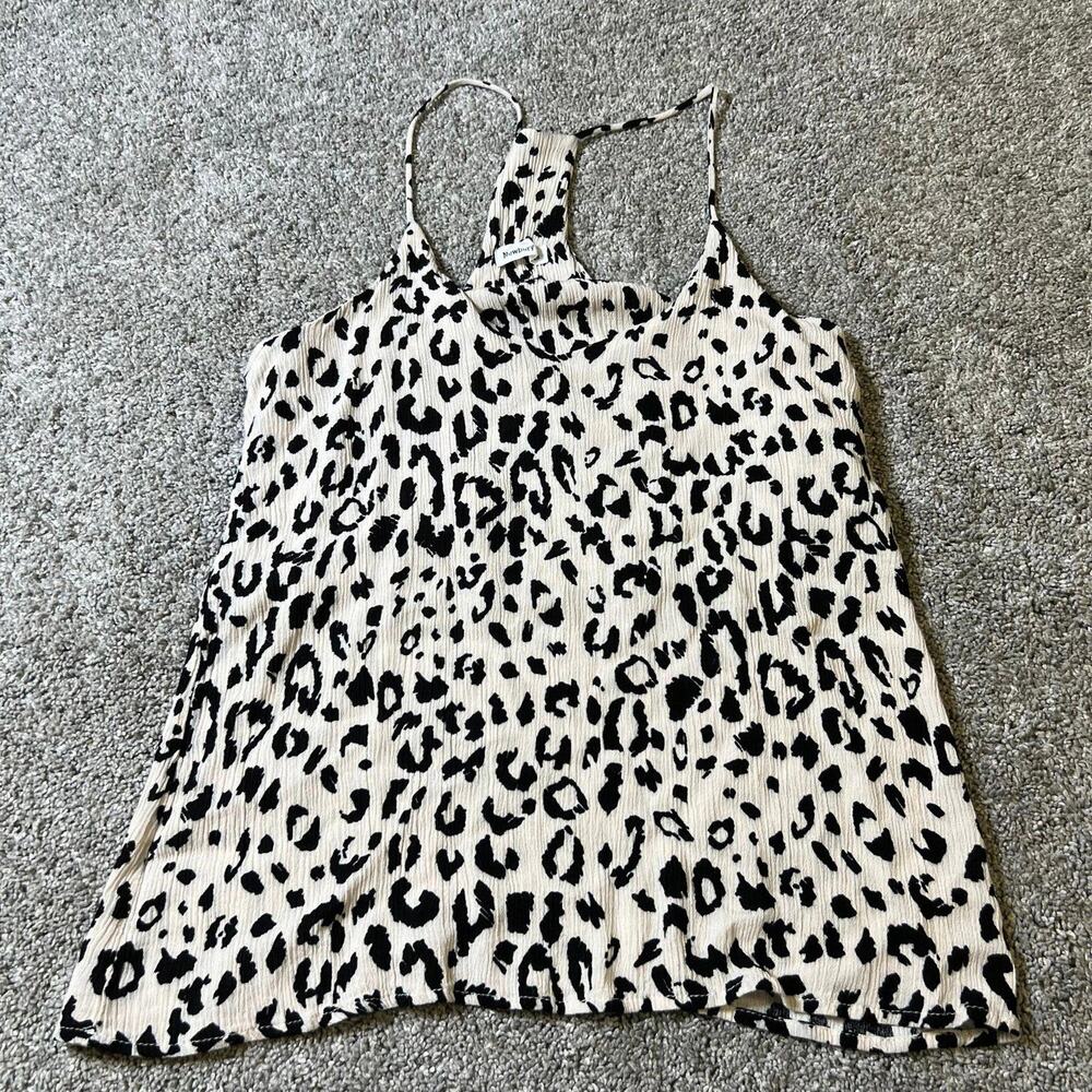 Newbury Kustom Women's Leopard Print Dressy Tank size Small